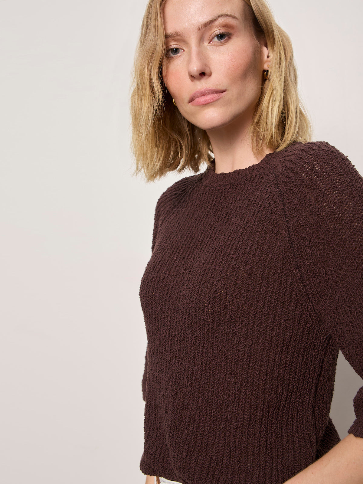 RAGLAN SWEATER TEE RICH SOIL - Sanctuary Clothing