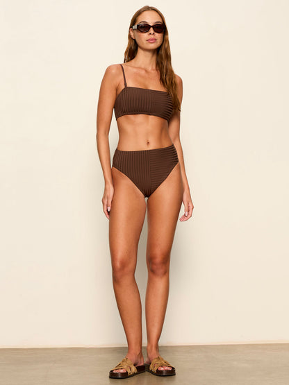 BANDEAU W/ REMOVABLE CUPS ESPRESSO - Sanctuary Clothing