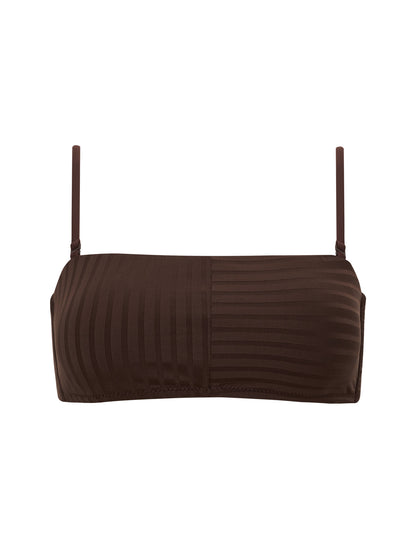 BANDEAU W/ REMOVABLE CUPS ESPRESSO - Sanctuary Clothing