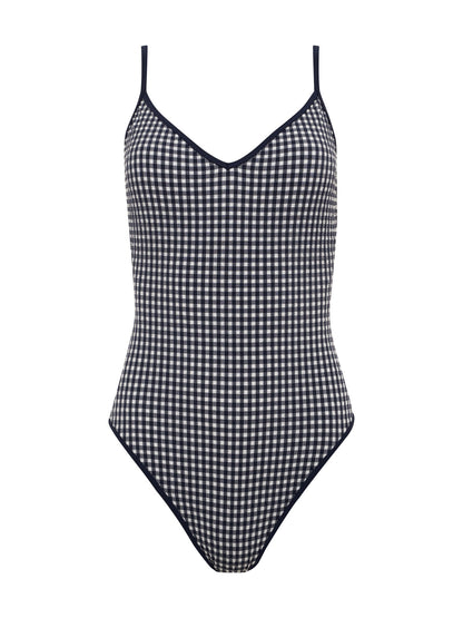High Leg Scoop Neck One-Piece NAVY - Sanctuary Clothing