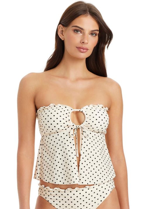 MERROW BANDEAU W/ REMOVABLE CU WHITE SAND - Sanctuary Clothing