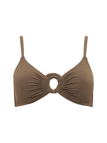 CAP SLEEVE BRA W/ REMOV. CUPS TOASTED COCONUT - Sanctuary Clothing