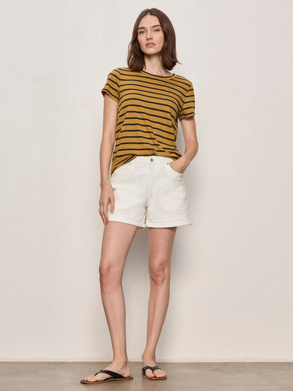 THE PERFECT TEE CUMIN/BLACK STRIPE - Sanctuary Clothing