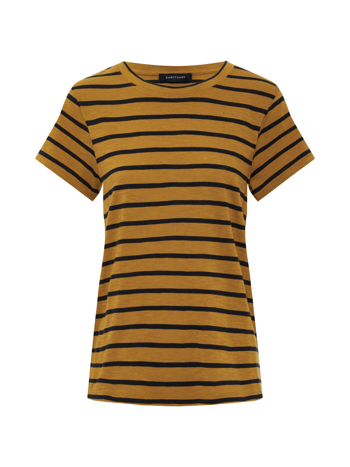 THE PERFECT TEE CUMIN/BLACK STRIPE - Sanctuary Clothing