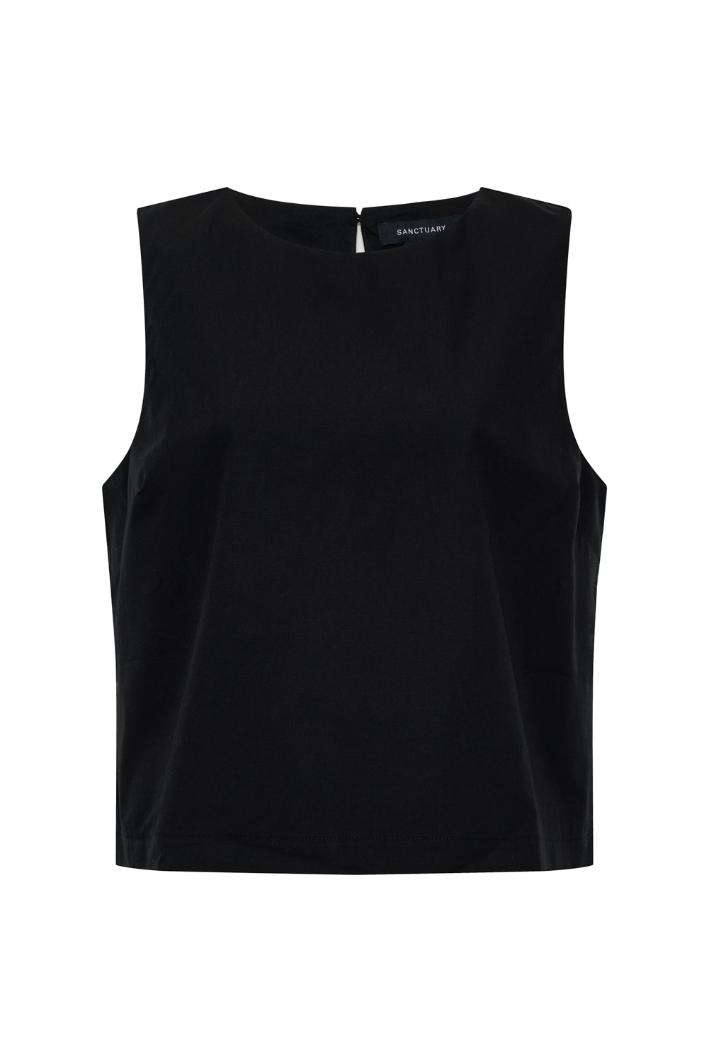 THE DESIRED SUMMER CROP SHELL BLACK - Sanctuary Clothing