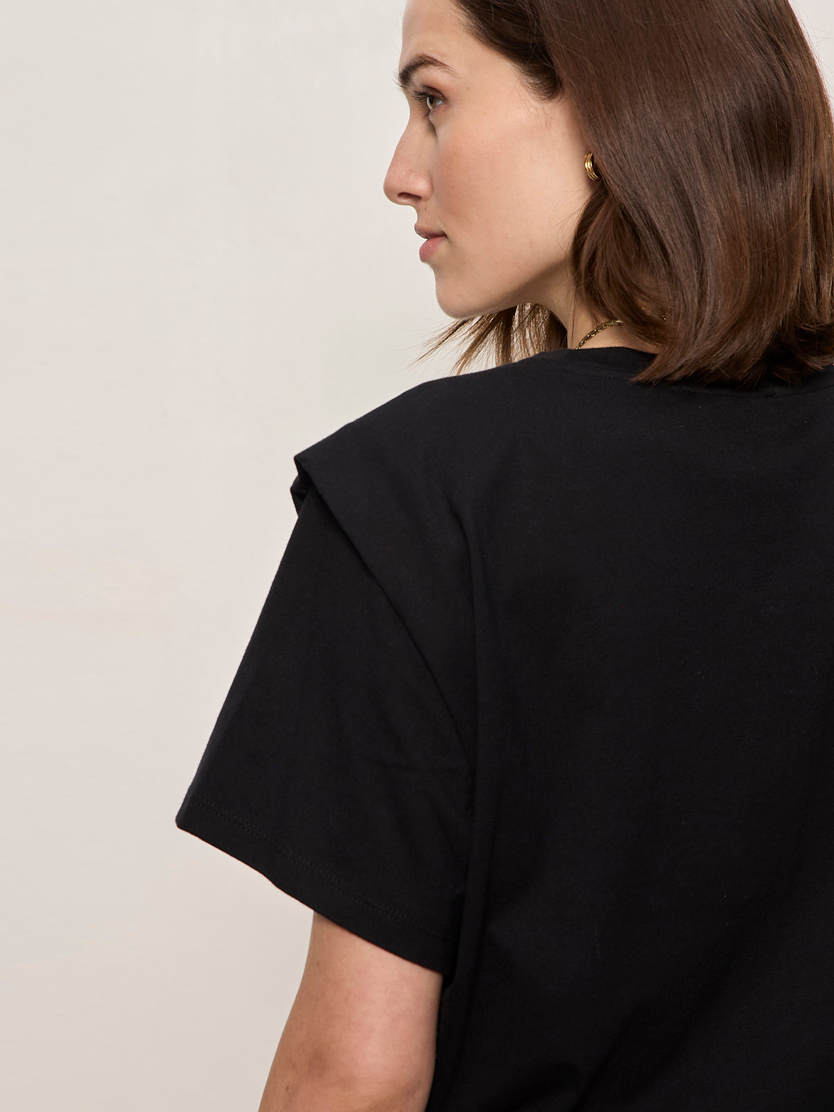 GOOD TO GO TIE FRONT TEE BLACK - Sanctuary Clothing