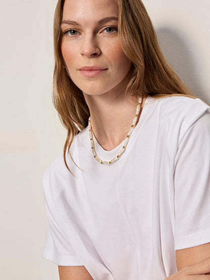 GOOD TO GO TIE FRONT TEE WHITE - Sanctuary Clothing