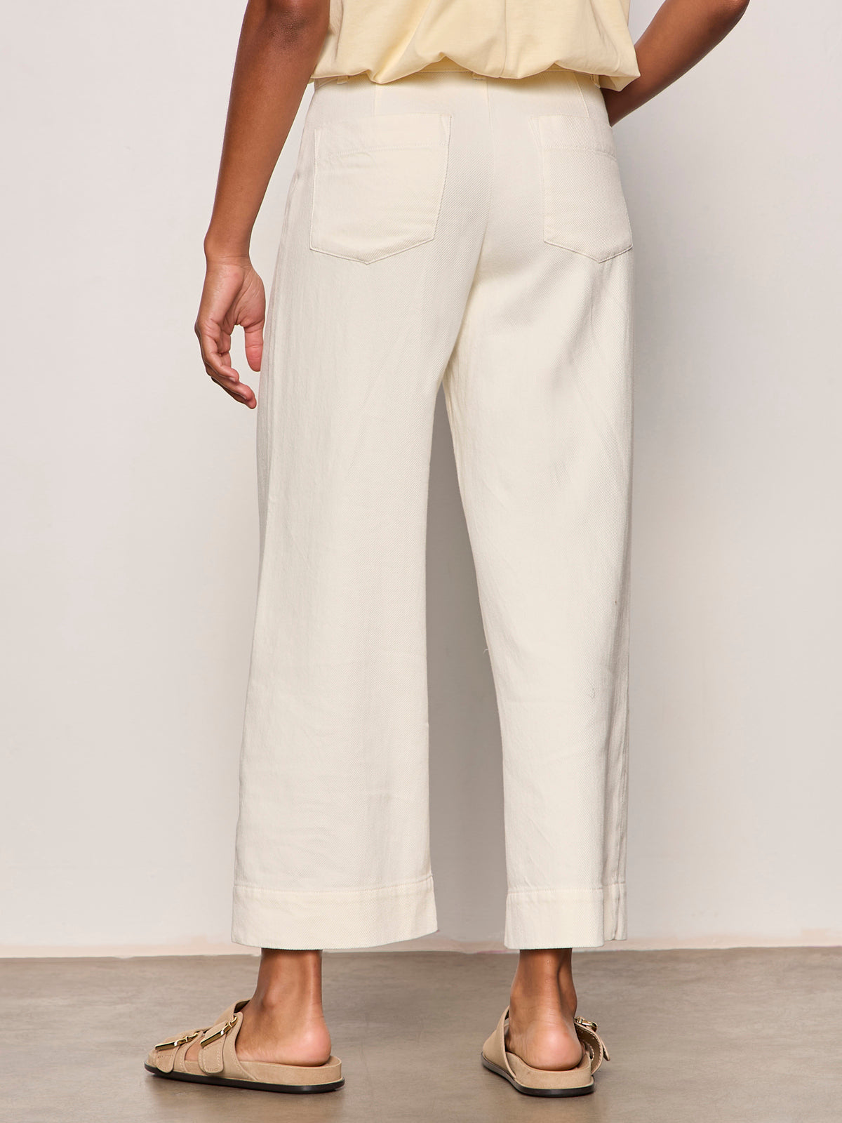 SOFT MARINE WIDE LEG CROP COLLAGEN - Sanctuary Clothing