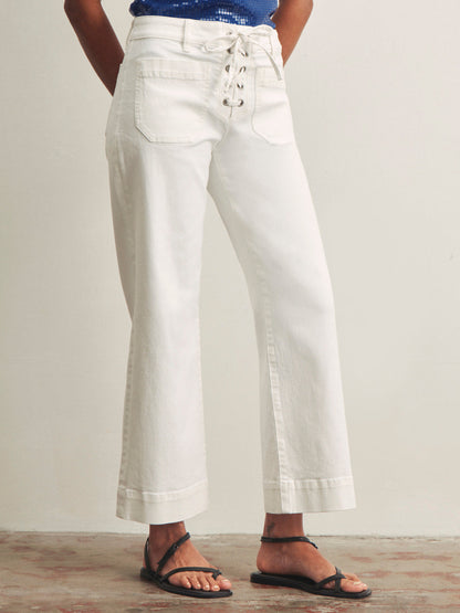 LACE UP MARINER CHALK - Sanctuary Clothing