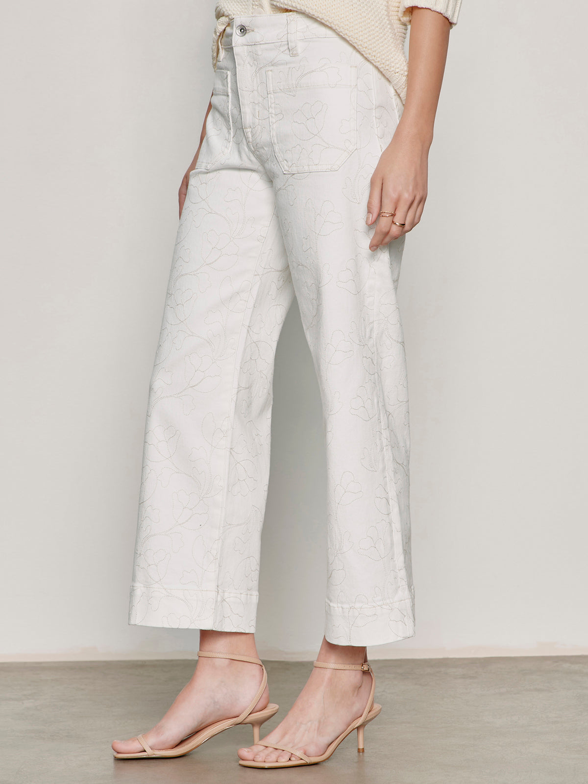 The Marine Crop Jean Chalk - Sanctuary Clothing