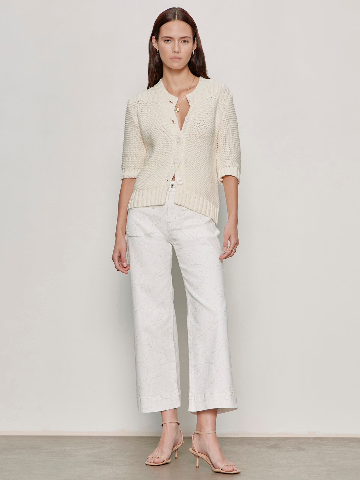 The Marine Crop Jean Chalk - Sanctuary Clothing