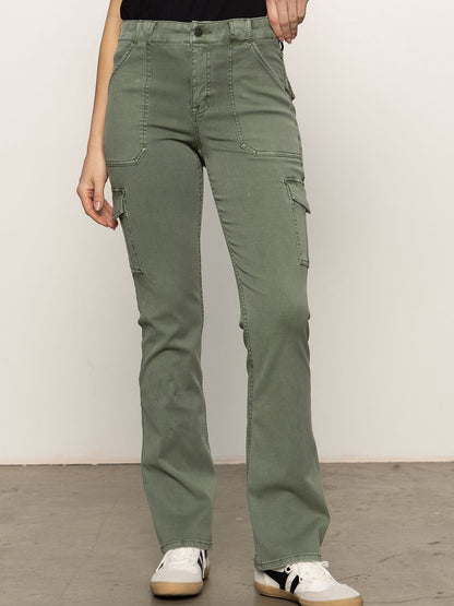 Sculpted Hayden Bootcut Pant Dark Spruce - Sanctuary Clothing