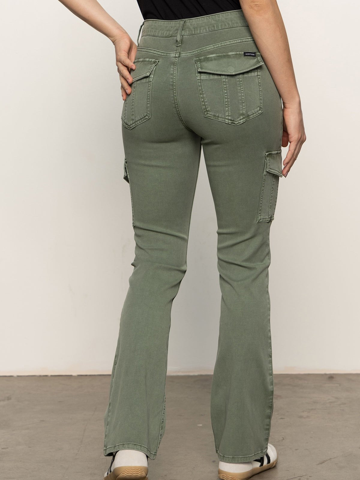 Sculpted Hayden Bootcut Pant Dark Spruce - Sanctuary Clothing