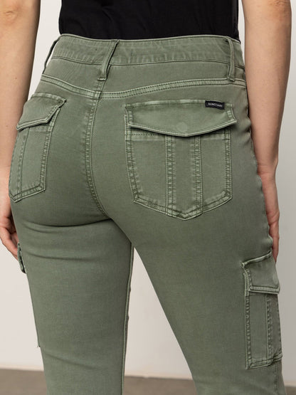 Sculpted Hayden Bootcut Pant Dark Spruce - Sanctuary Clothing