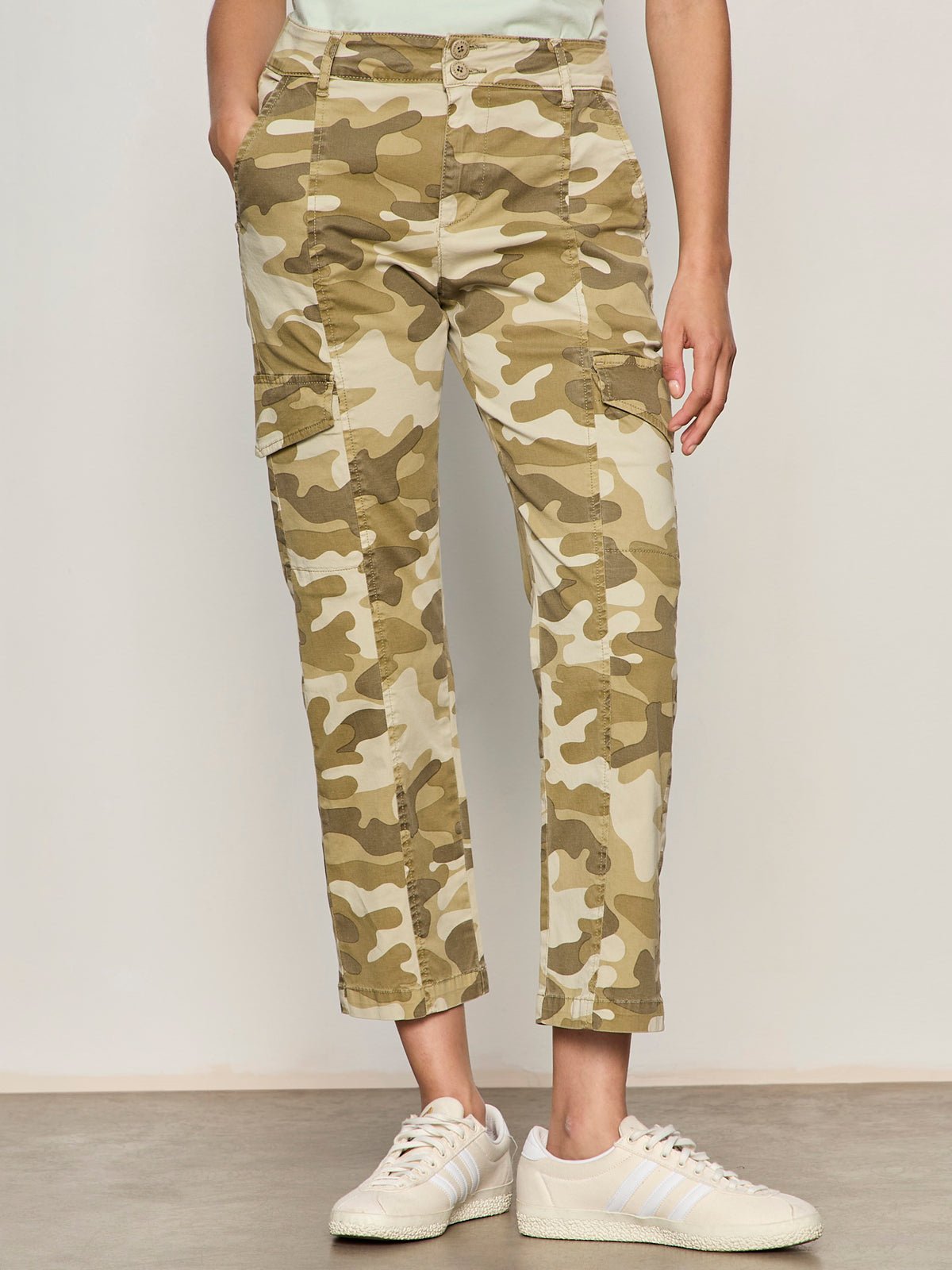 Rebel Straight Crop Pant Canyon Camo - Sanctuary Clothing