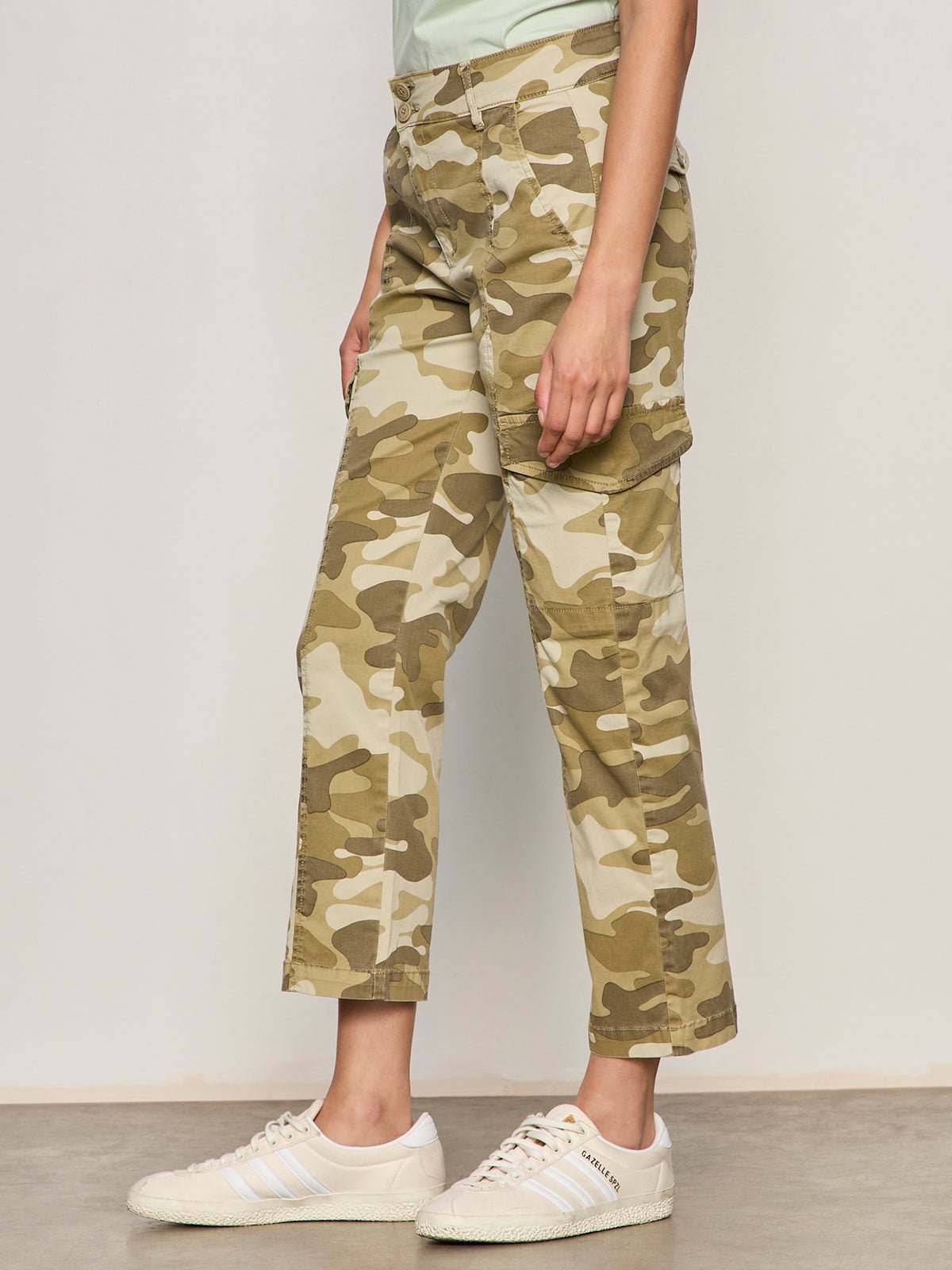 Rebel Straight Crop Pant Canyon Camo - Sanctuary Clothing