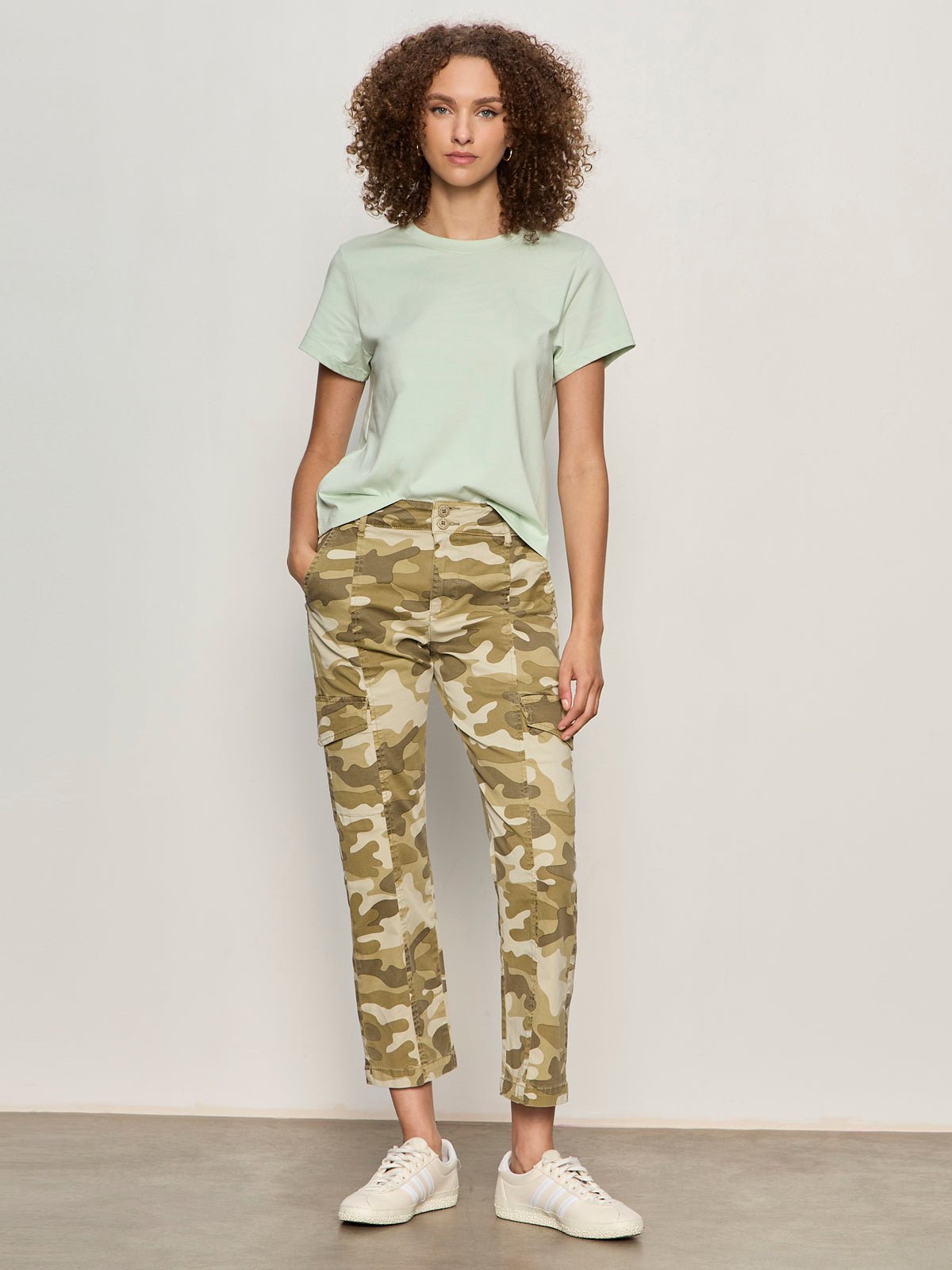 Rebel Straight Crop Pant Canyon Camo - Sanctuary Clothing