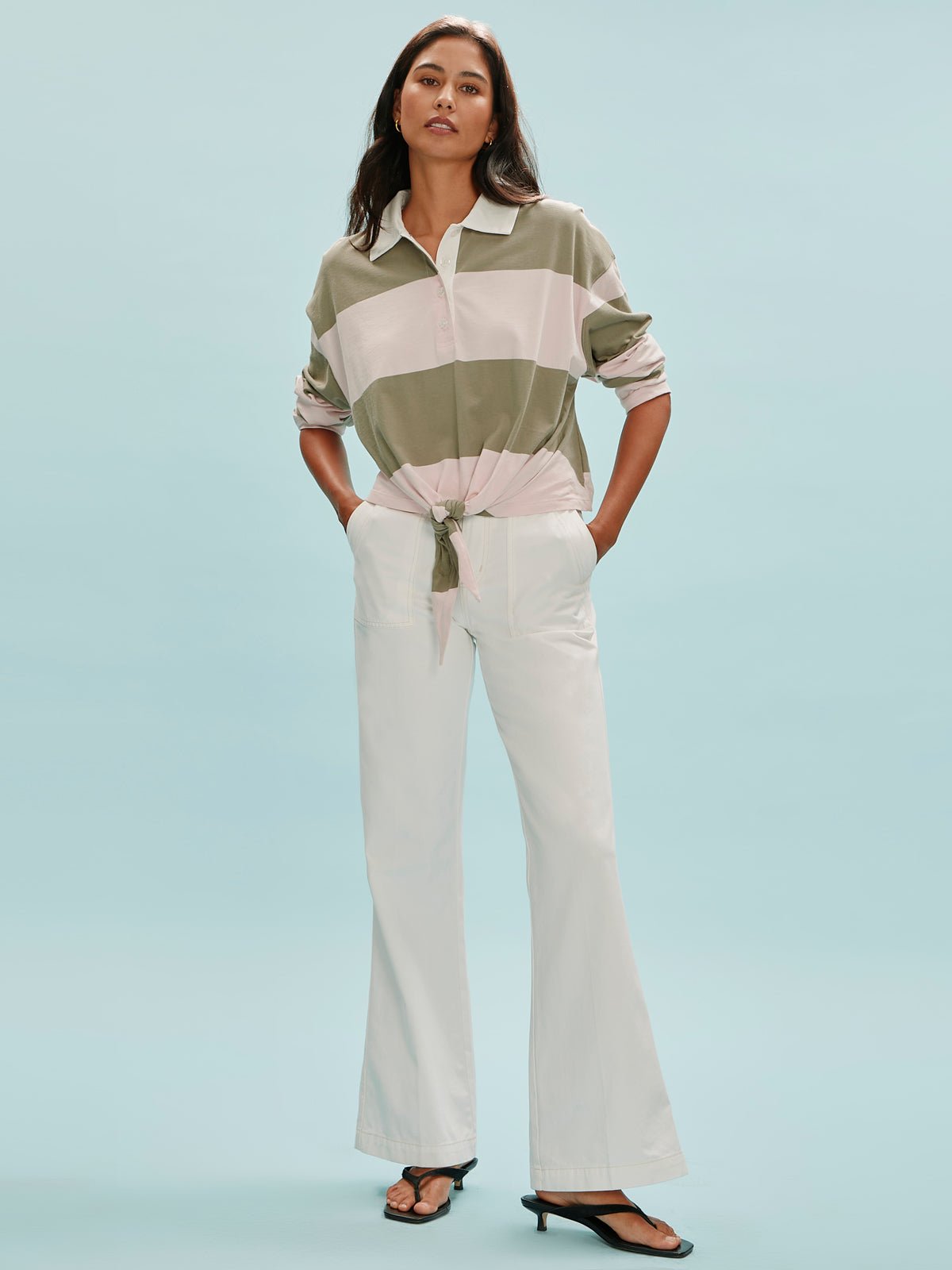 REISSUE PEACE PANT CHALK - Sanctuary Clothing