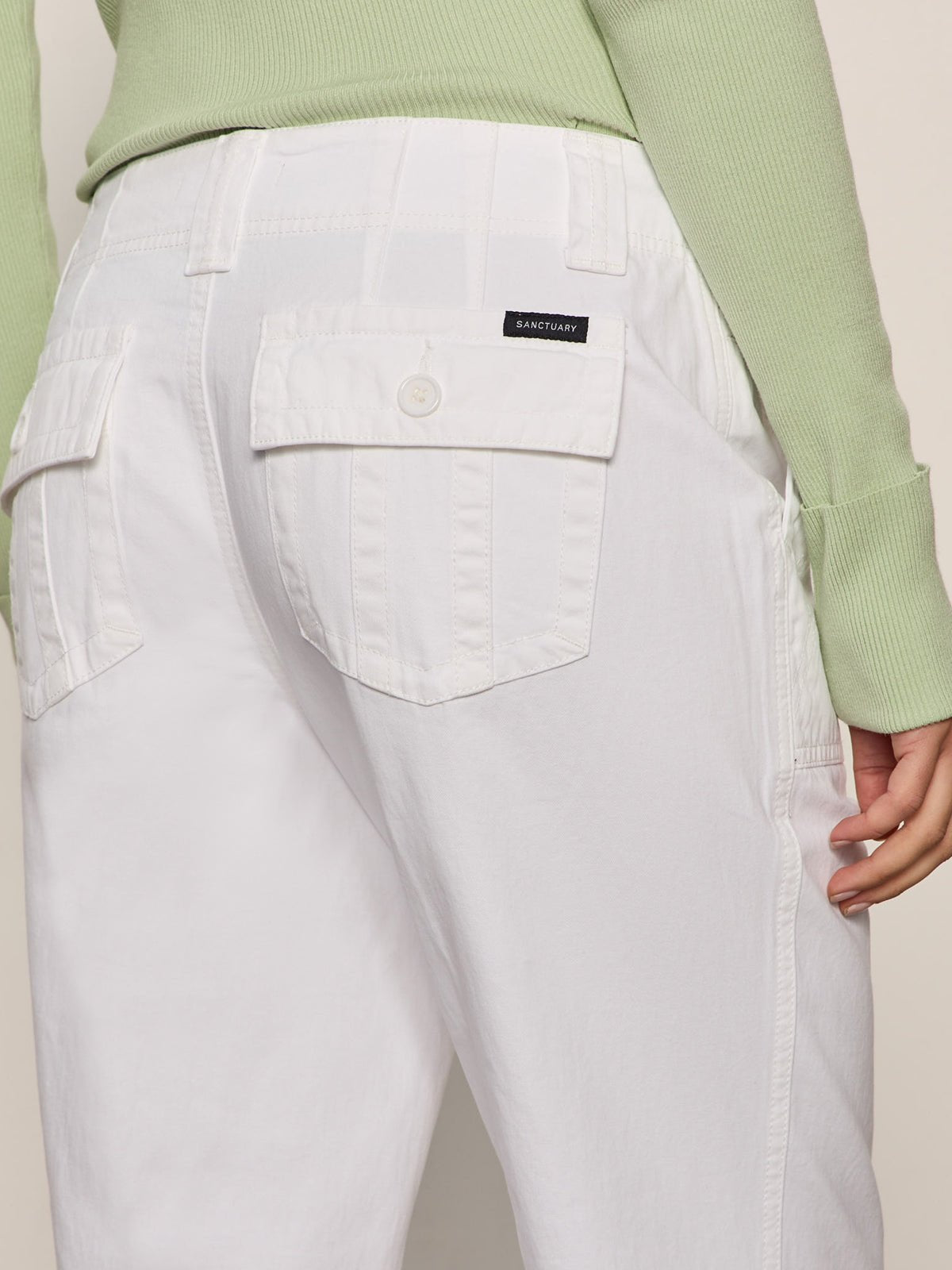 REISSUE PEACE PANT CHALK - Sanctuary Clothing