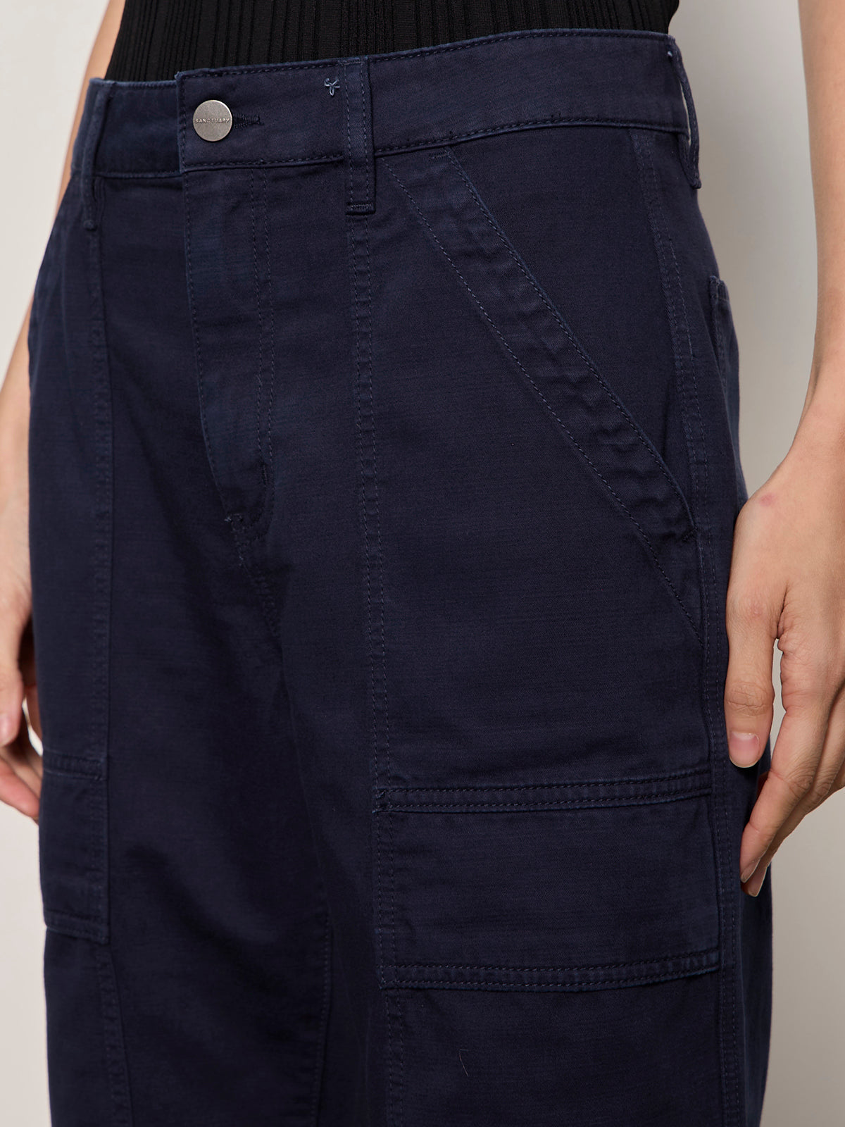 BOYFRIEND UTILITY PANT NAVY BLAZER - Sanctuary Clothing