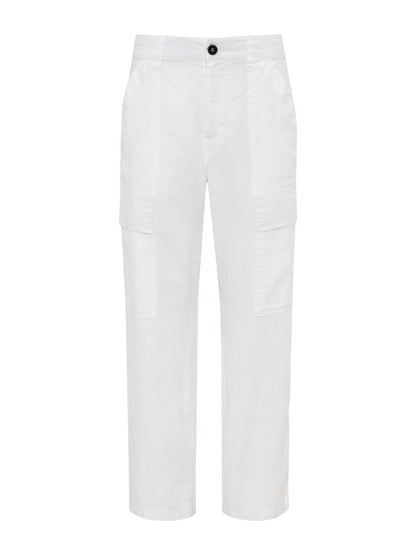 BOYFRIEND UTILITY PANT WHITE - Sanctuary Clothing