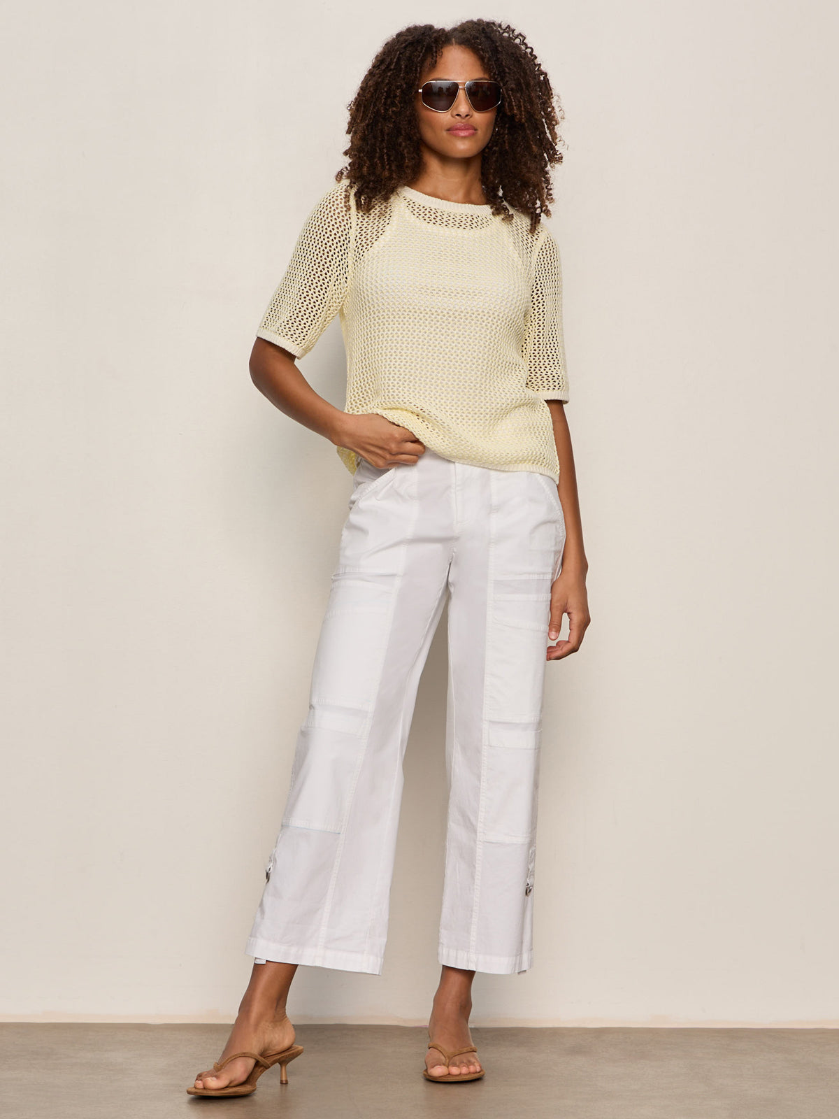 Angels Cargo Pant White - Sanctuary Clothing