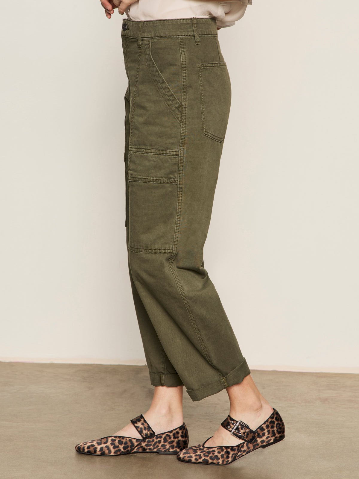 Boyfriend Utility Pant Kalamata - Sanctuary Clothing