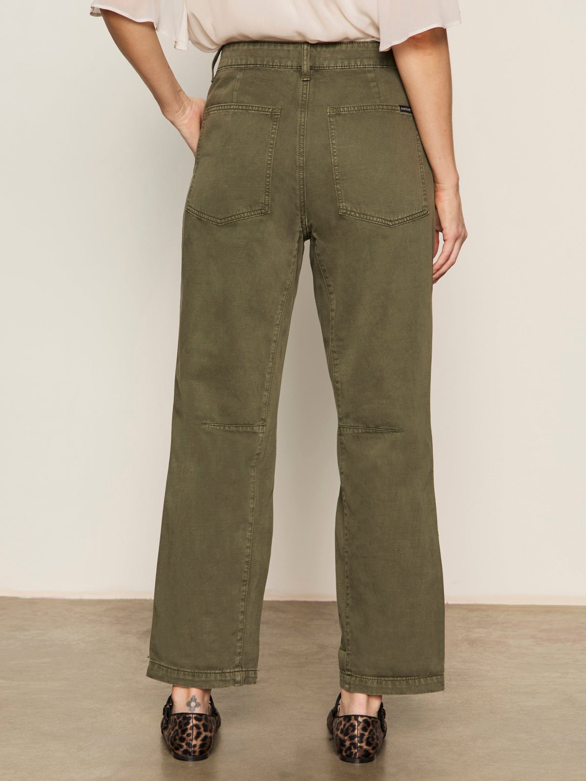 Boyfriend Utility Pant Kalamata - Sanctuary Clothing