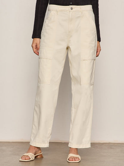 Boyfriend Utility Pant Collagen - Sanctuary Clothing