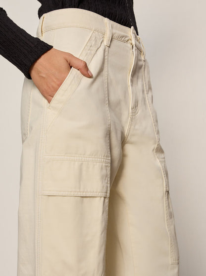 Boyfriend Utility Pant Collagen - Sanctuary Clothing