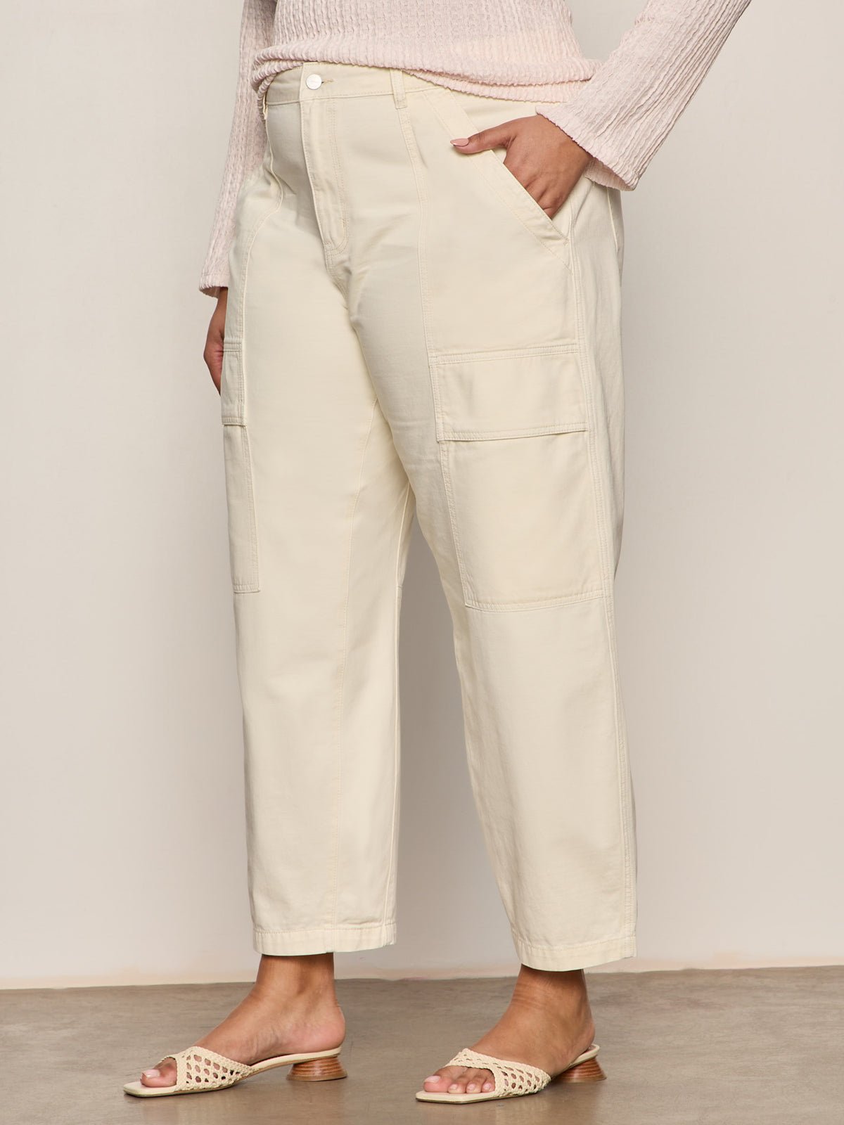 Boyfriend Utility Pant Collagen Extended Sizing - Sanctuary Clothing