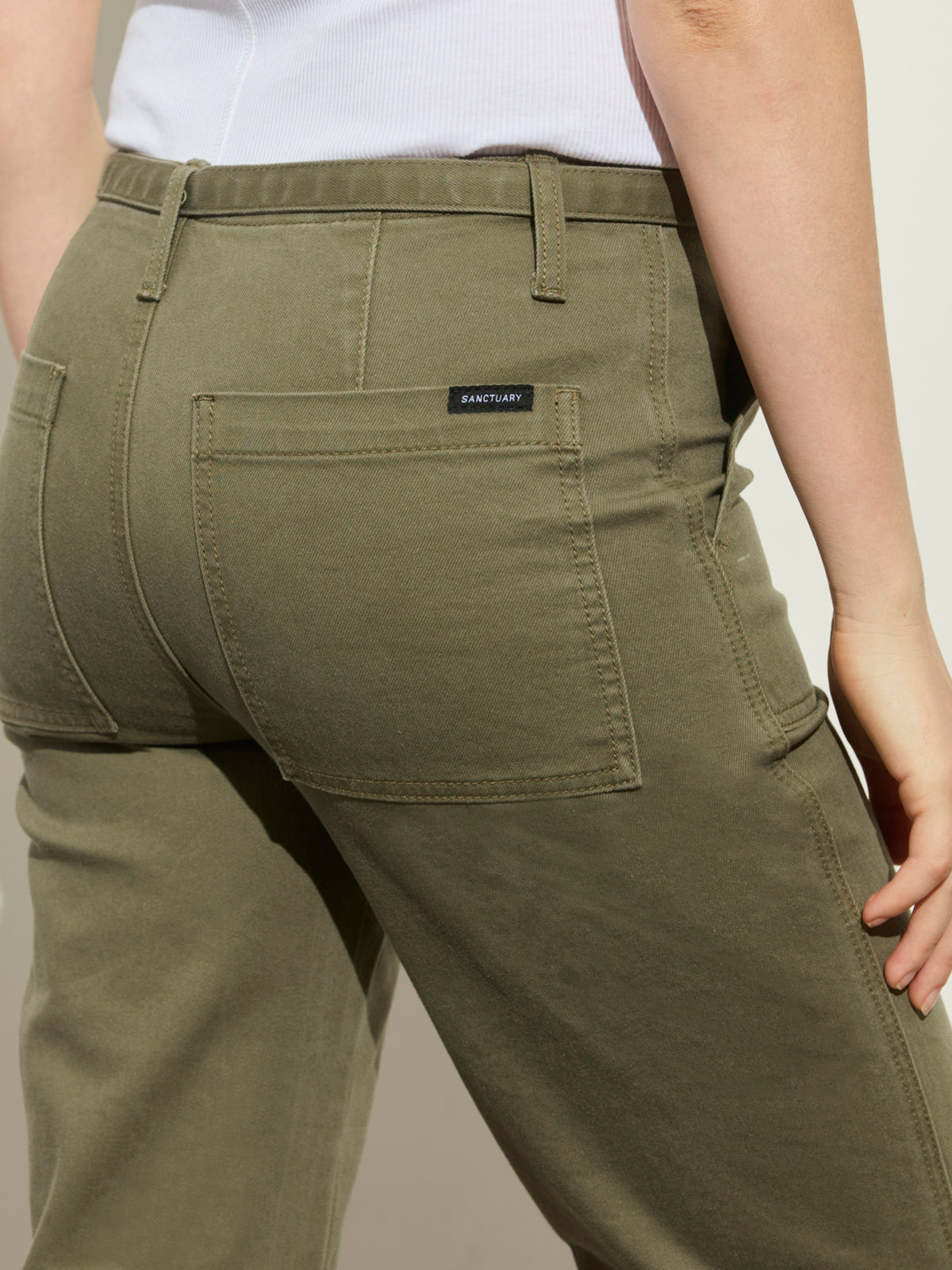 FOUNDRY PANT VINTAGE OLIVE - Sanctuary Clothing