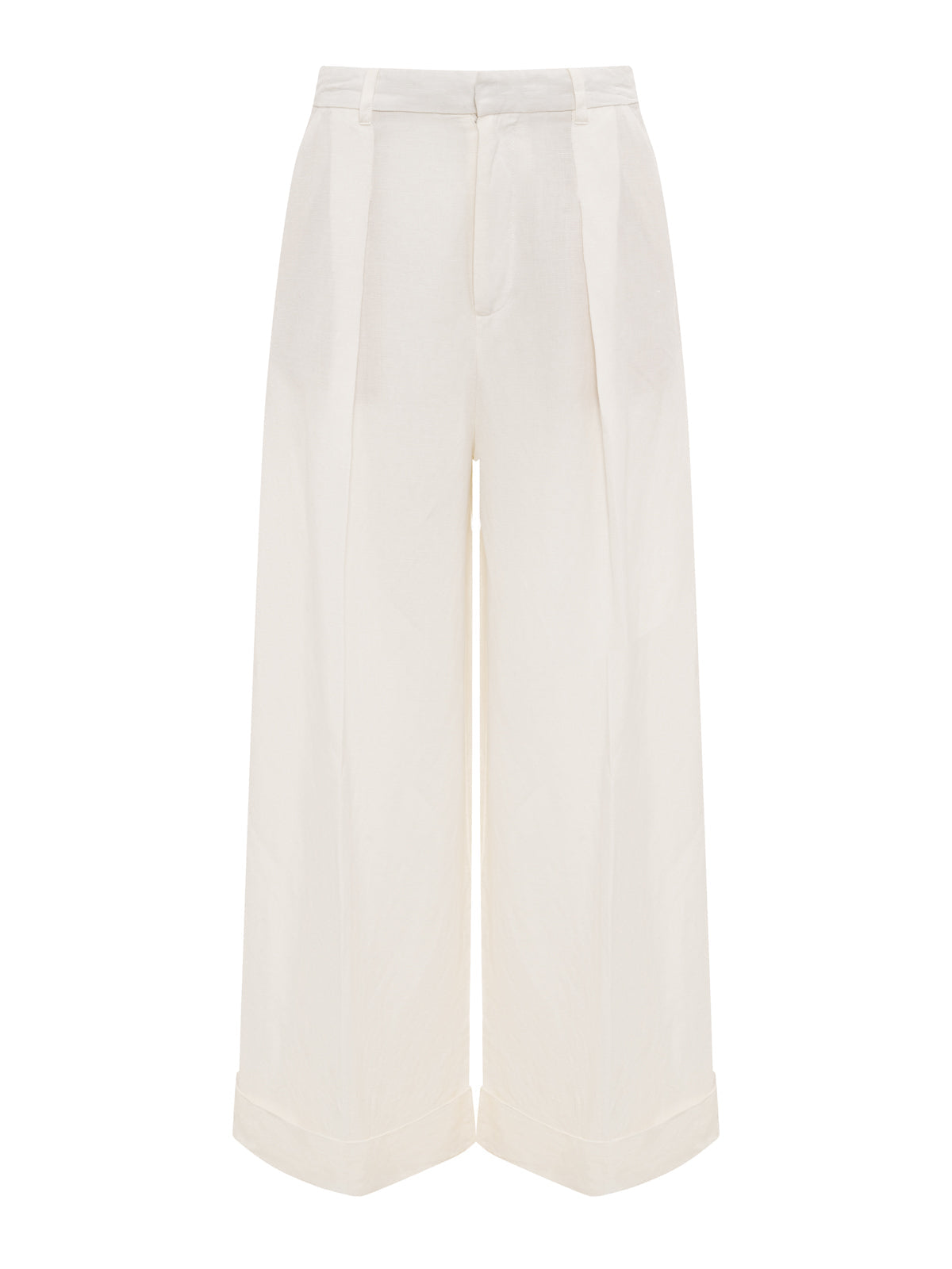 TERRACE LINEN PANT CHALK - Sanctuary Clothing