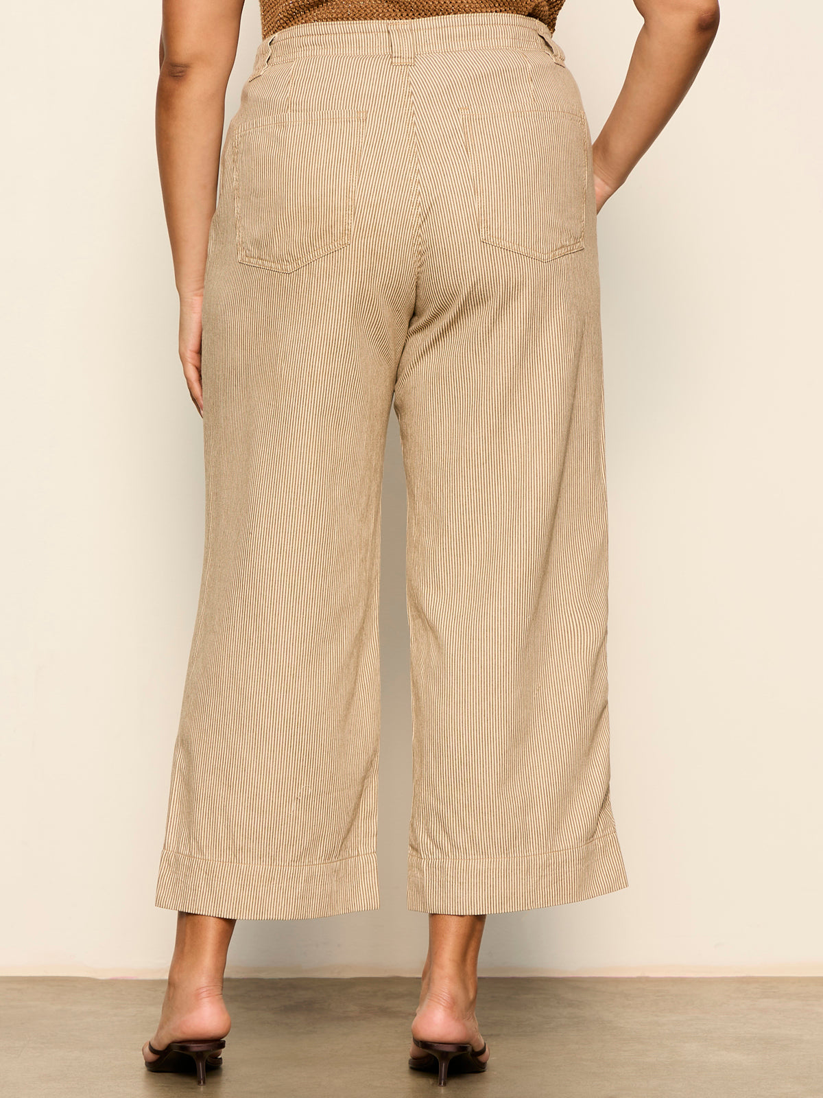 LILY CROPPED PANT LIDO STRIPE - Sanctuary Clothing