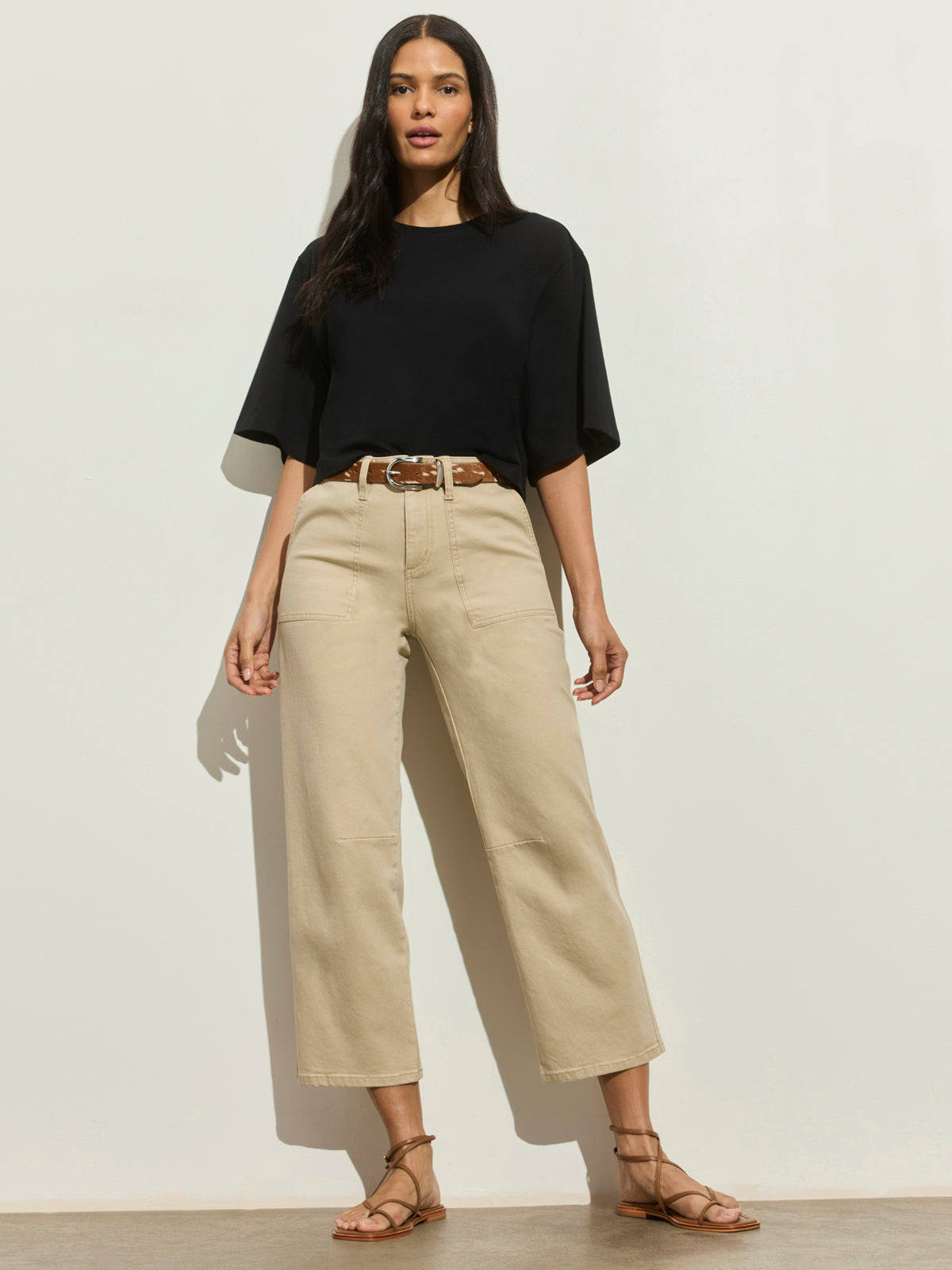 FOUNDRY PANT KHAKI - Sanctuary Clothing