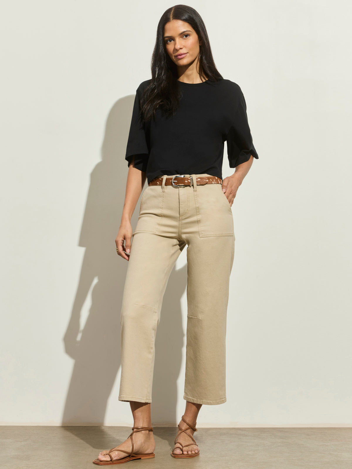 FOUNDRY PANT KHAKI - Sanctuary Clothing
