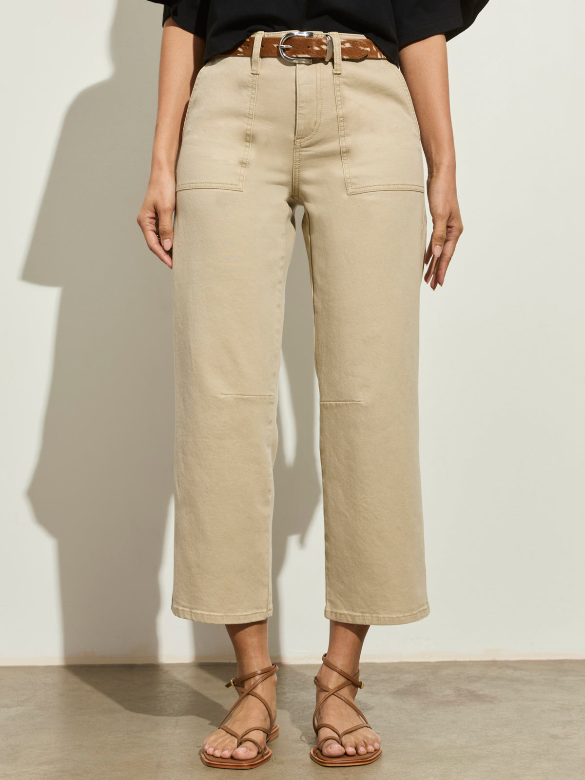 FOUNDRY PANT KHAKI - Sanctuary Clothing