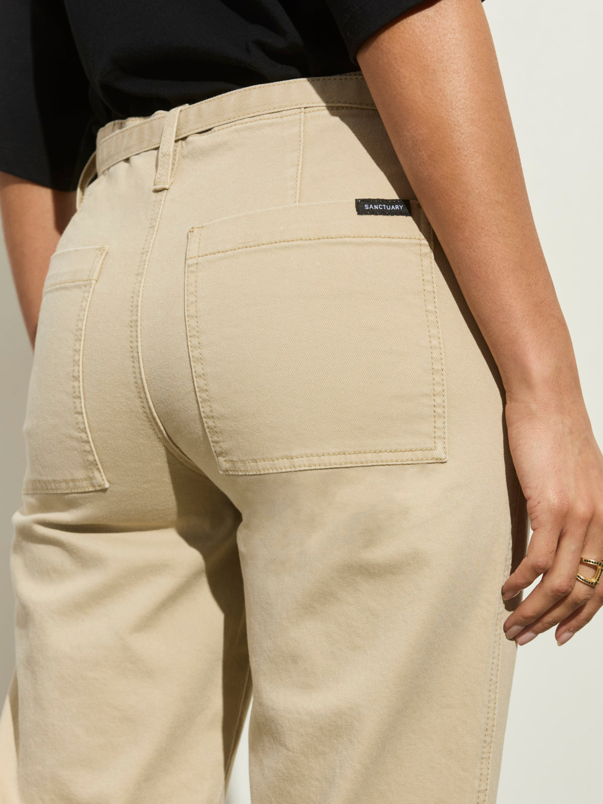 FOUNDRY PANT KHAKI - Sanctuary Clothing