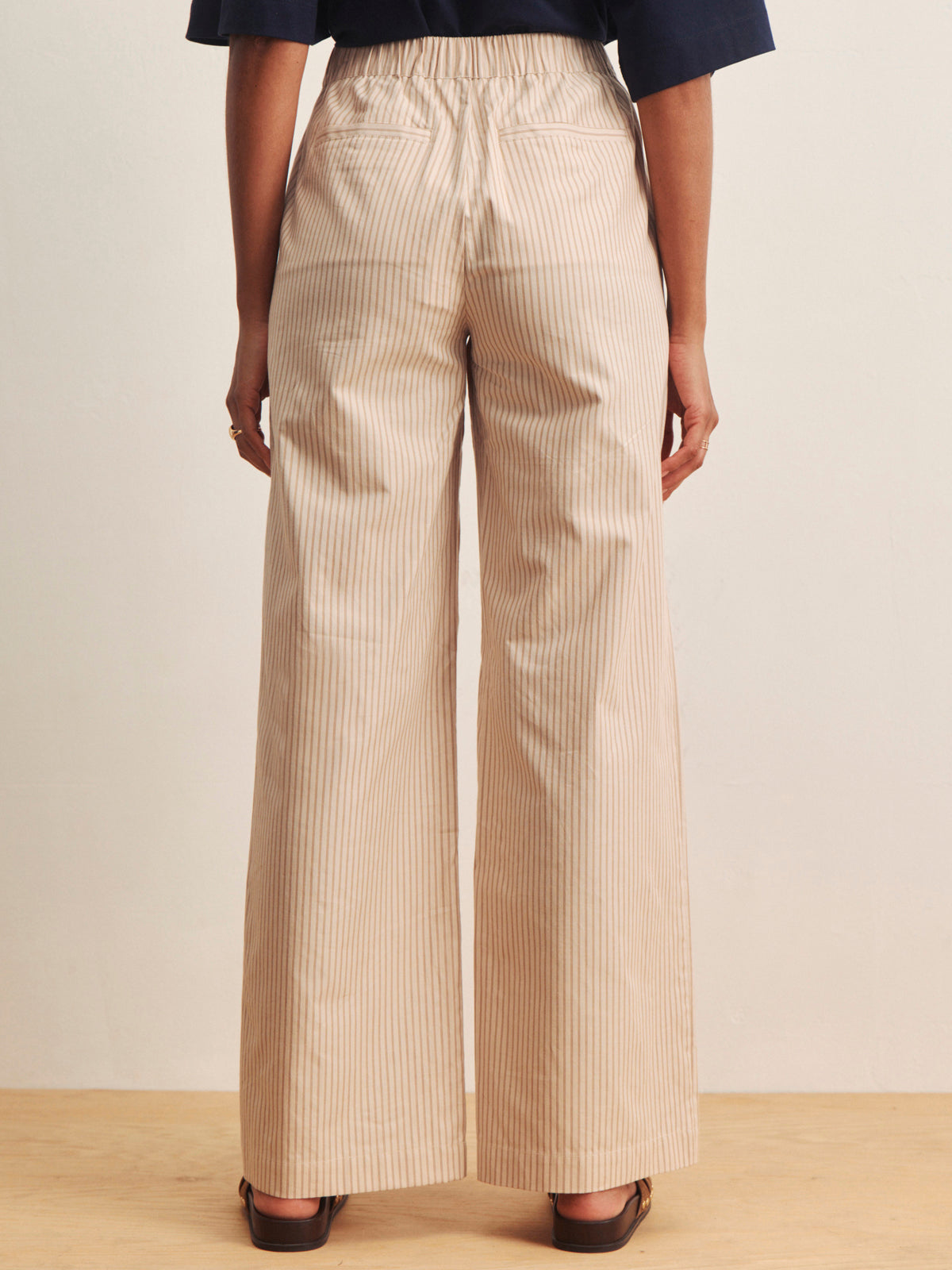 ELOISE STRIPE TROUSER DARK OPAL PINSTRIPE - Sanctuary Clothing