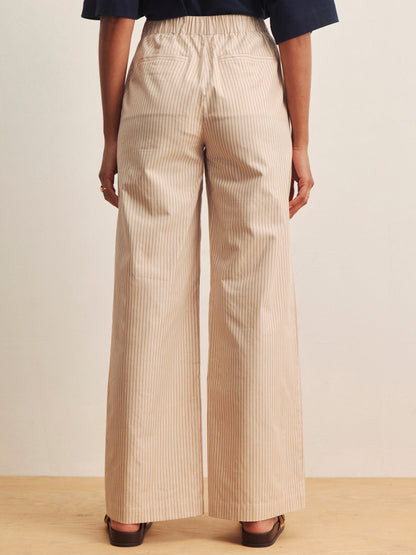 ELOISE STRIPE TROUSER DARK OPAL PINSTRIPE - Sanctuary Clothing