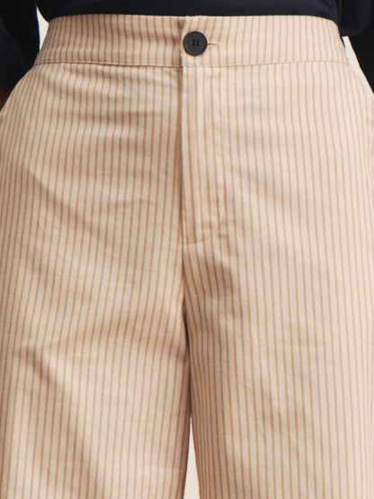 ELOISE STRIPE TROUSER DARK OPAL PINSTRIPE - Sanctuary Clothing