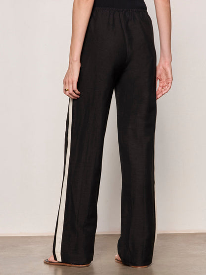 CASUAL TRACK PANT BLACK / SUMMER SAND - Sanctuary Clothing