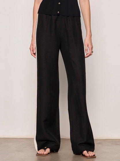 CASUAL TRACK PANT BLACK / SUMMER SAND - Sanctuary Clothing