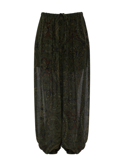 THE MOMENT VOLUME PANT MIDNIGHT MOSS - Sanctuary Clothing