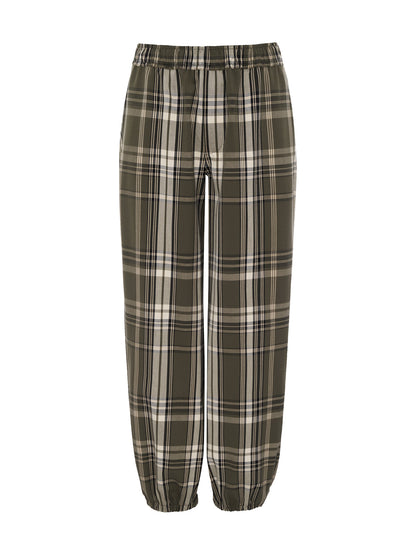 Micro Balloon Pant Linden Plaid Petite Sizing - Sanctuary Clothing