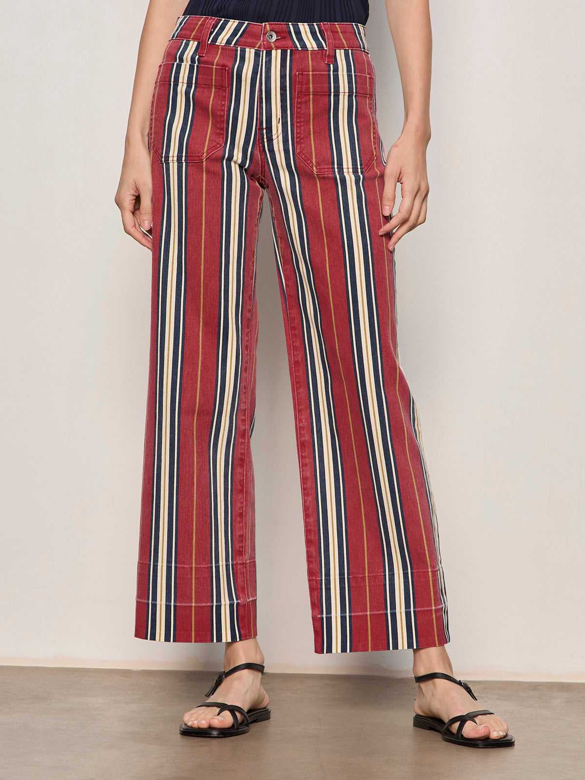 Mariner Jean Verry Berry Stripe - Sanctuary Clothing