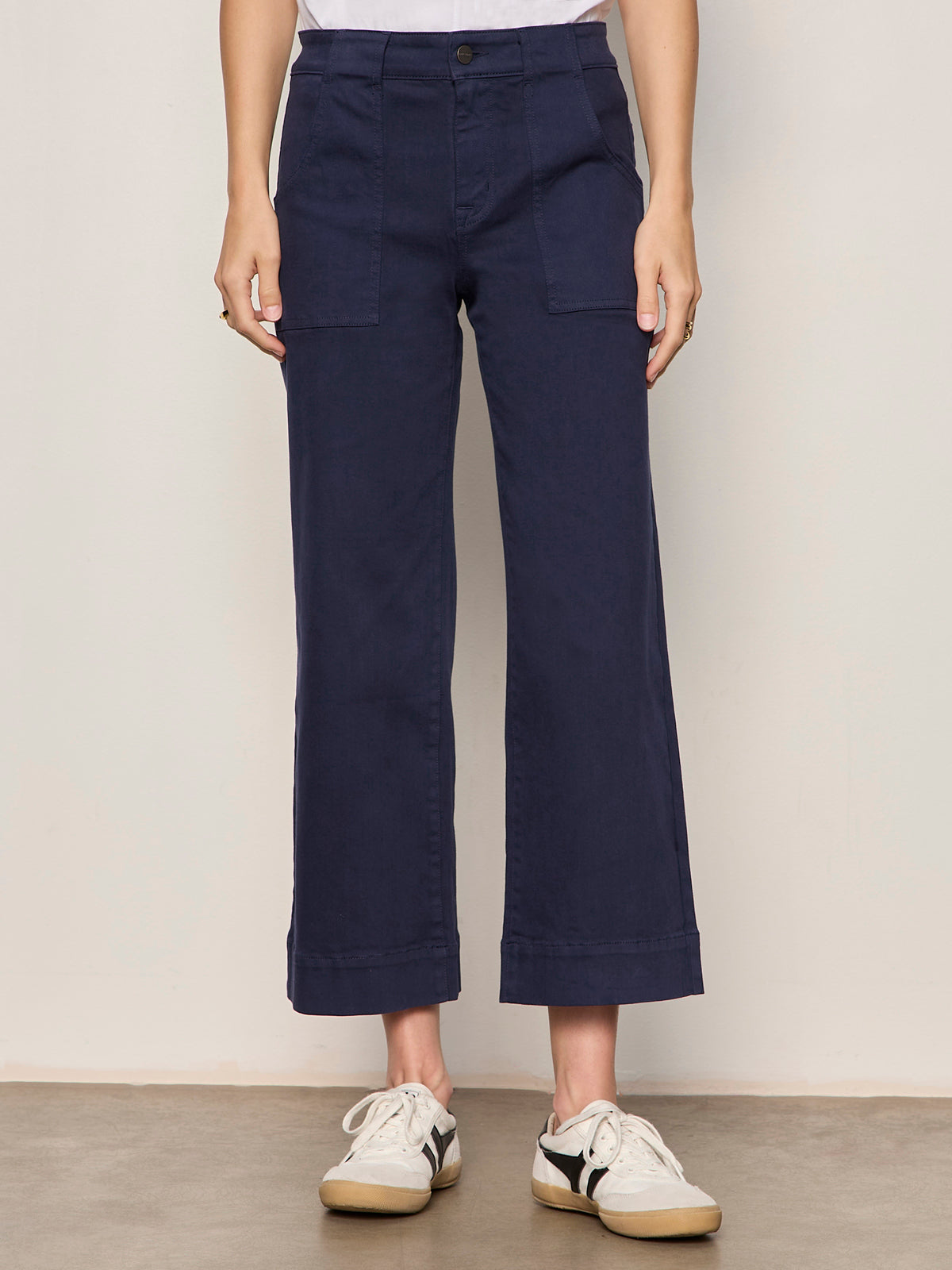 INSIDER CROP NAVY BLAZER - Sanctuary Clothing