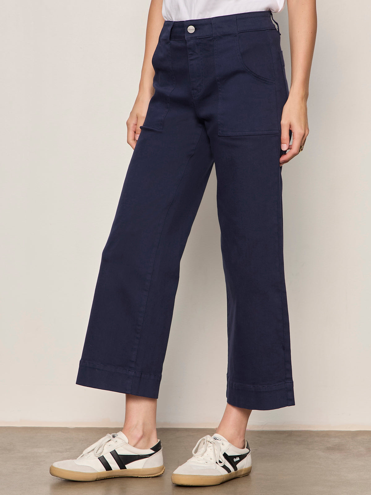 INSIDER CROP NAVY BLAZER - Sanctuary Clothing