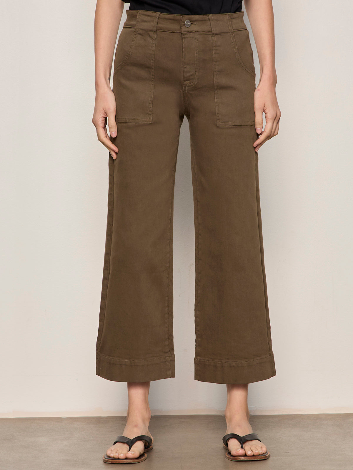 INSIDER CROP FORAGE GREEN - Sanctuary Clothing