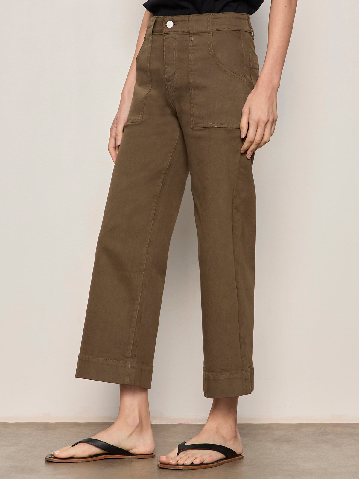 INSIDER CROP FORAGE GREEN - Sanctuary Clothing